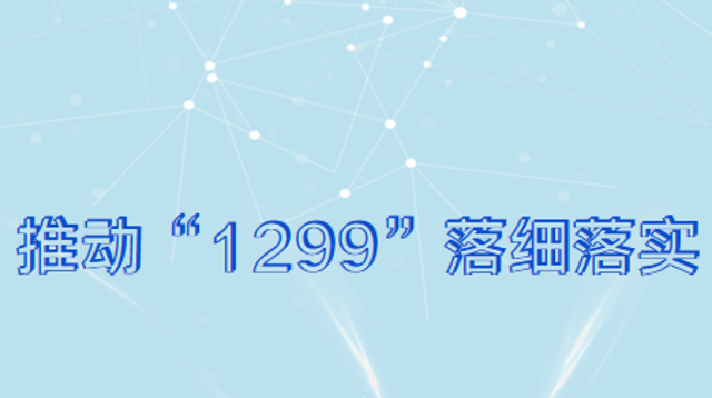 推动“1299”落细落实